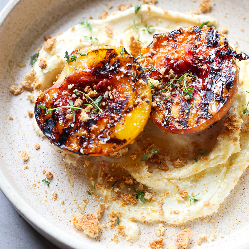 Grilled Peaches with Whipped Mascarpone