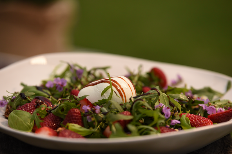 Strawberry & Buffalo Mozzarella Salad