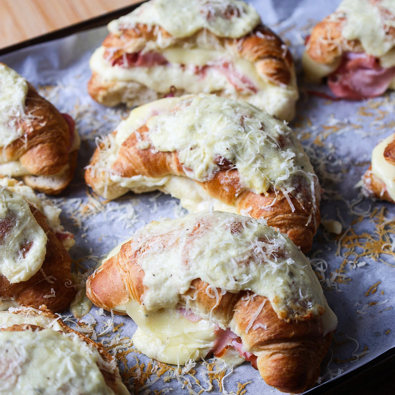 Croque Monsieur Croissants with Scamorza